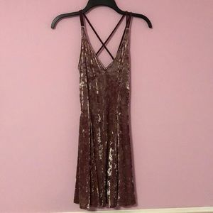 American eagle velvet dress
